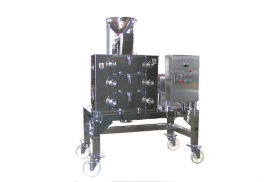 架砕方式で微粉の発生や摩耗が最小 - 整粒機 ロールグラニュレーター